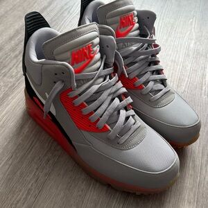 LIMITED EDITION Nike Air Max 90 Sneakerboot infrared wolf grey